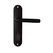 Ensemble tignes alu noir mat condamn/décond 165mm