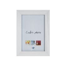 Cadre bois 13 x 19 cm blanc