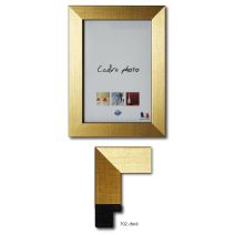 Cadre résine coloris or 15 x 21 cm