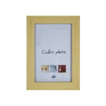 Cadre bois 13 x 19 cm jaune