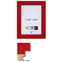 Cadre bois 40 x 50 cm rouge