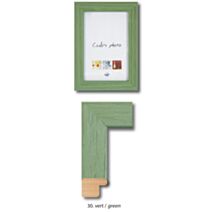 Cadre bois 24 x 30 cm vert