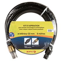 Kit d'aspiration laiton Ø22 mm 5 m - SPID'O