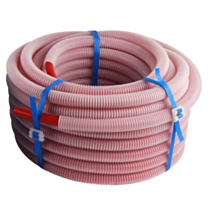 Tube PER gainé rouge Ø12/25m 911226 - DIPRA