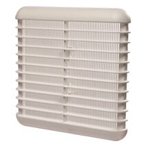 Grilles plastique blanche, carrée - HBH
