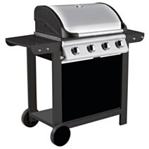 Barbecue à gaz grill + plancha 14kW 12 personnes - COOK'IN GARDEN