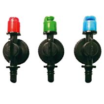 3 Micro Arroseurs Réglables à Visser 90° Noir - TECHN'O