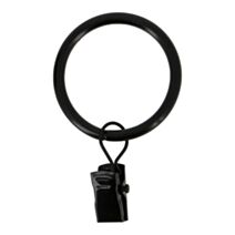 Anneau Pince P/Ø20mm Noir Brillant Ø42mm x6 