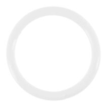 10 anneaux métal Ø42mm blanc brillant pour tringle Ø20mm - MOBOIS
