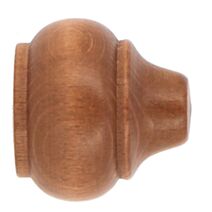 Embouts à emboîter bois classique x2 ø 35mm merisier Rustique - MOBOIS