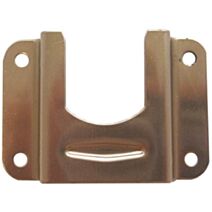 2 naissances métal pour penderie oval Ø20 bronze