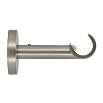 Support métal Ø20mm Ouvert 80mm Chromé Mat