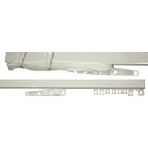 1 tringle métal standard 1 côté 24x16 2m00 laqué blanc