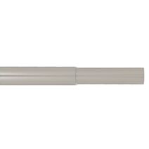Barre à rideaux métal Ø28mmx2,4-4m chrome mat - MOBOIS
