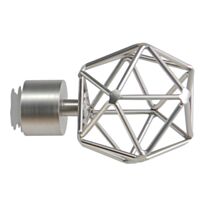 Embout filaire chrome mat 7,4x7,4x10cm - MOBOIS