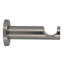 Support métal Ø28mm Tige 95mm Chromé Mat