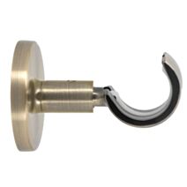 Support métal Ø28mm Ouvert 60mm Doré Vieilli