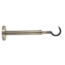 Support métal Ø28mm 195-300mm Doré Vieilli