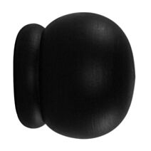 Embout à vis anglais noir mat bois Ø28mm x2 - MOBOIS