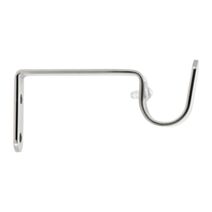 2 supports Chrome métal Ø20mm 80mm