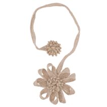 Embrasse pétales aimantée sable 48cm