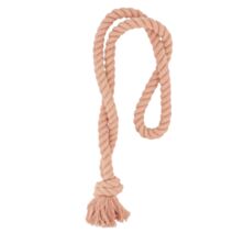 Embrasse corde à franges à nouer terracotta 51cm