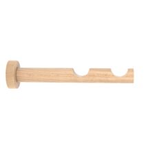 Support Bois Ø28mm Tige Double 130/200mm Chêne Clair