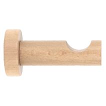 Support bois d28 tige ouvert 80mm chêne clair - MOBOIS