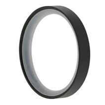 10 anneaux métal plats d52 silencieux noir mat pour tringle d28 - MOBOIS