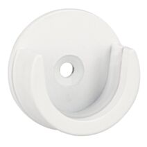 2 Naissances métal Ø28mm Blanc Mat