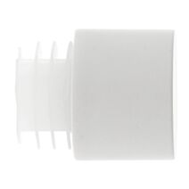 2 embouts métal Ø28mm bouchon easy fix blanc mat - MOBOIS