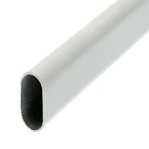 Tube pour penderie blanc 2m