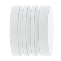 2 embouts métal 20mm Minium blanc mat - MOBOIS