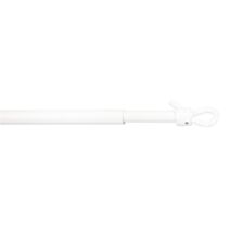 Tringle de Vitrage Ø7mm Embouts Nœud 60-100cm Blanc Mat - MOBOIS