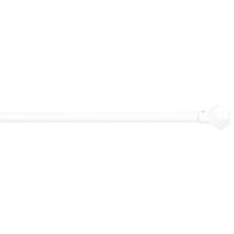 Tringle de Vitrage Ø7mm Embouts Boule à Facettes 40-65cm Blanc Mat - MOBOIS