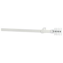 Kit tringle à rideau Opéra Ø19/16mm Extensible 1,20/2,10m Blanc