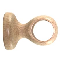 1 support bois monobloc court Ø28 50mm naturel MOBOIS