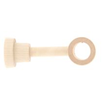 1 support bois ?il fermé Ø28 extensible de 85 à 130mm érable