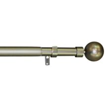 kit barre à rideau métal nickel mat 2m00-3m60 Ø28/25mm - MOBOIS