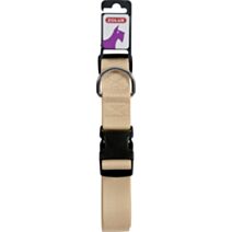 Collier nylon réglable 40 mm beige - ZOLUX