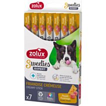 Stick crème pour chien Sweeties poulet fromage x7 - ZOLUX