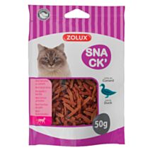 Friandise chat lamelle canard 50g
