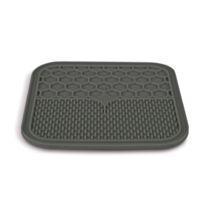 Tapis silicone à lécher l gris