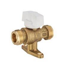 Robinet mural gaz naturel double mâle M15x21  - NOYON THIEBAULT
