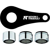 Kit 3 aérateurs économie d'eau + clé démontage - NOYON THIEBAULT