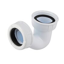 Siphon court pour bidet forme "P" Ø32mm