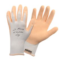 Gants de jardinage très fins abricot claire Taille 07