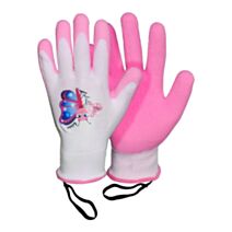 Gants enfant Papillon rose 4–6 ans - ROSTAING