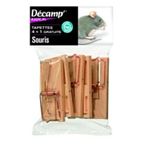 Tapettes souris x4+1 gratuite decamp'radical