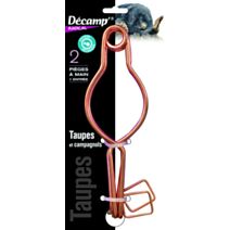 Pièges taupes à mains x2 decamp'radical